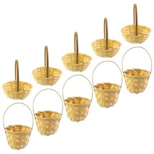  10pcs mini paniers tissés