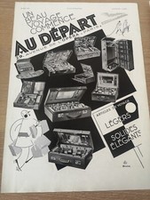 Publicité 1931 Au départ Paris - Bagagerie - articles de voyage malles- 3047
