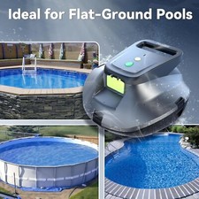 Robot Piscine sans Fil, autonomie 120 min, 80m2, auto-parking