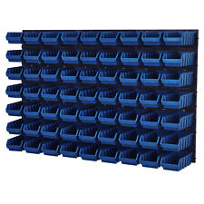 Boîtes empilables étagère murale boîtes de rangement visibles étagère en vrac...