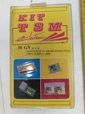Kit Electronique TSM 38 adaptateur vu metre stereo pour ampli jusqu'a 200 w P7H3