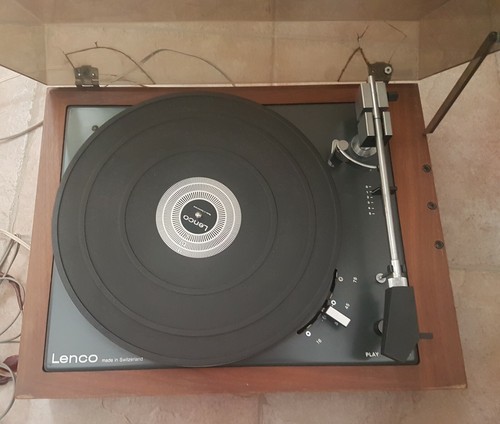 Lenco record player - record,