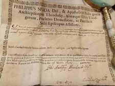 1740 /Certificat de Reliquaire