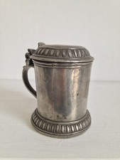 Ancien Petit Pichet Chope en Etain  R PRUCKNER