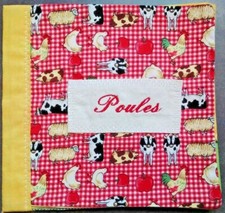 ENFANTINA Livres tissus brodés EDITIONS L'ILOT LIVRES pièces uniques