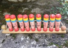 Ancien jeu quilles en - 9,