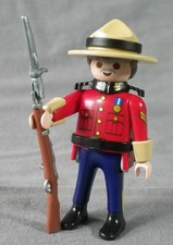 PLAYMOBIL SERIE 28 GARCON 71889 POLICE CANADIENNE garde civil fusil figurine n°4
