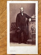 Photo Carte CDV Portrait homme