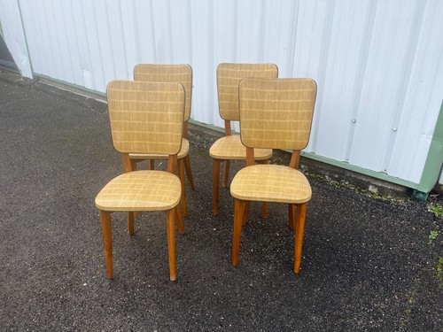 Suite chaises vintage - 4,