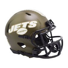 NFL New York Jets Salute to Service Mini Casque Vitesse Riddell Footballhelm