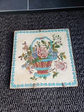 ANCIEN CARREAU EN FAÏENCE DE