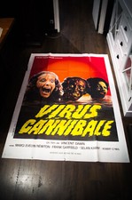 HELL OF THE LIVING DEAD ? Horror Large French Vintage Movie Poster Original