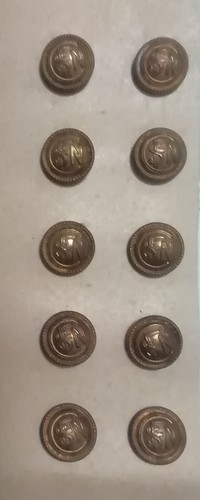 Bouton bombé métal doré - métal,