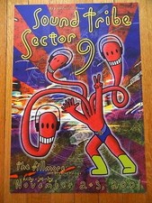 Bill Graham Presents Fillmore Affiche ~ Son Tribe Sector 9 Novembre 2001 Neuf ~