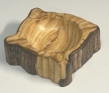 Vallauris Grandjean Jourdan cendrier céramique faux bois vintage