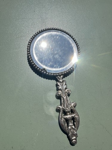 Petit miroir main vintage - petit,