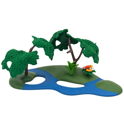 Playmobil base verte/bleue