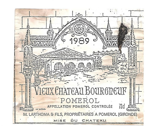 Etiquette vin pomerol - vin,
