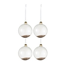 Lot de 4 Boules de Noël en