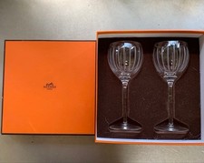 Lot de 2 verres à vin Hermès Fanfare