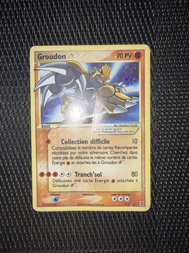 Carte pokemon groudon - carte, star