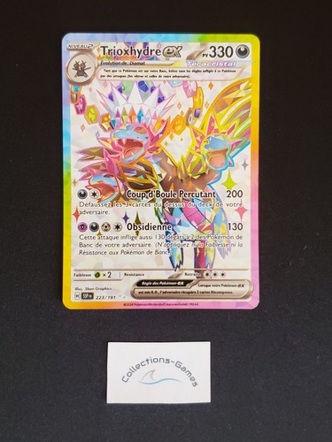 Carte pokémon trioxhydre - carte, ex