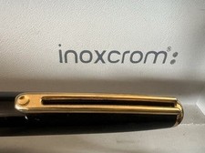 Crayon Mécanique INOXCROM Laque Noire Profils Dorés