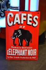 Plaque émaillée CAFES