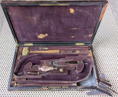 Coffret ancien pistolets avec - pistolets,