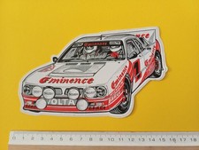 sticker 1983 LANCIA VOLTA RALLY 037 Bardi N°1 (15,5x9cm) Eminence Michelin