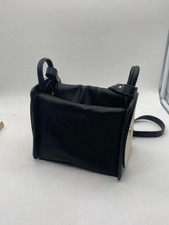 Zc13- Mini sac noir rigide à