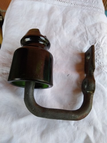 Ancien isolateur verre sur - isolateur,