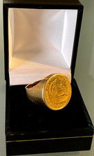 Chevalière avec pièce de 10 fr de Napoléon III