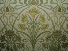 Tissu Jacquard Épais Art