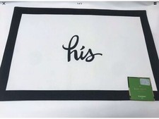 Kate Spade "His" Black & White