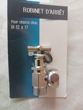 Robinet d' arrêt pour chasse d'eau Diamètre 12 x 17