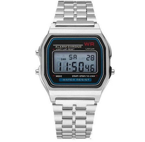 Montre rétro numérique led - montre,