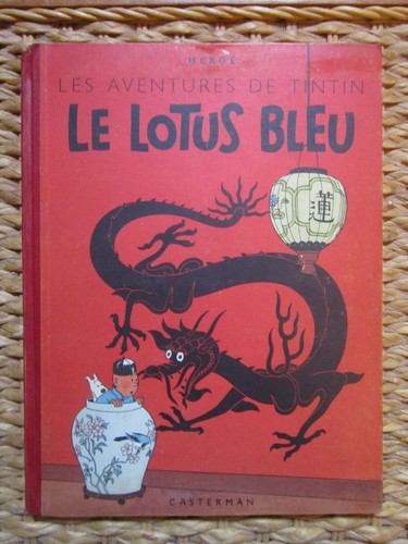 Tintin lotus bleu - lotus,