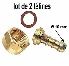 Lot de 2 raccords gaz 2