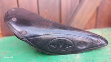 ancienne  selle de vélo en cuir - Marque Motobecane - groupon special
