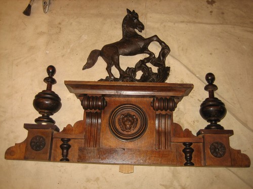 Antique wall clock old - wall,