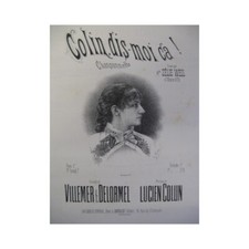 COLLIN Lucien Colin, dis-moi ça Chant Piano XIXe