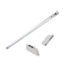 Poignée porte complète acier