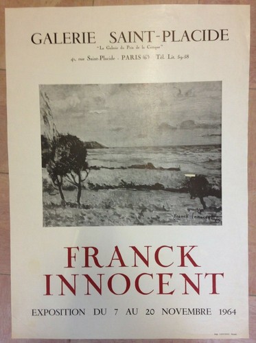 Franck innocent 1964 affiche - innocent,