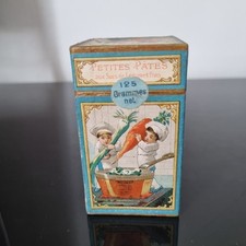 Boite Litho Pub Ancienne Fin XIXè Brusson Jeune A Villemur Pâtes pour Potage 