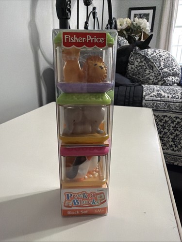 Fisher price peek blocks - blocks, zoo