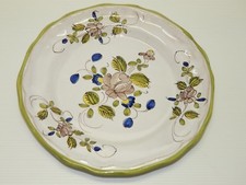 -ASSIETTE DECOR FLEURS STYLE