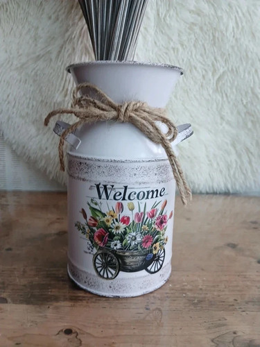 Vase métal pot - , lait