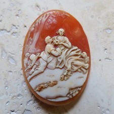 BEAU GRAND CAMEE COQUILLAGE