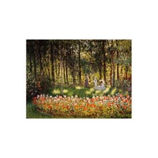 Impression Sur Toile Ou Papier Affiche Ou Cadre Claude Monet Scène Bois